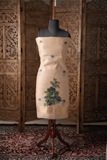 Load image into Gallery viewer, Modern Minimal Blossom Pink Jamdani Muga Cotton Unstitched Suit Set