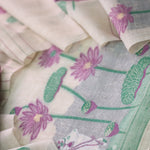 Load image into Gallery viewer, Soothing Wine Jamdani Muga Cotton Unstitched Suit Set