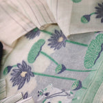 Load image into Gallery viewer, Soothing Navy Jamdani Muga Cotton Unstitched Suit Set