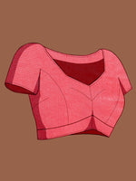 Load image into Gallery viewer, Red & White Chanderi Cotton Saree For Durga Puja