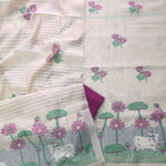 Load image into Gallery viewer, Soothing Wine Jamdani Muga Cotton Unstitched Suit Set