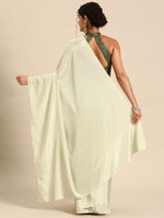 Load image into Gallery viewer, Sabhya Pista Green Satin Saree