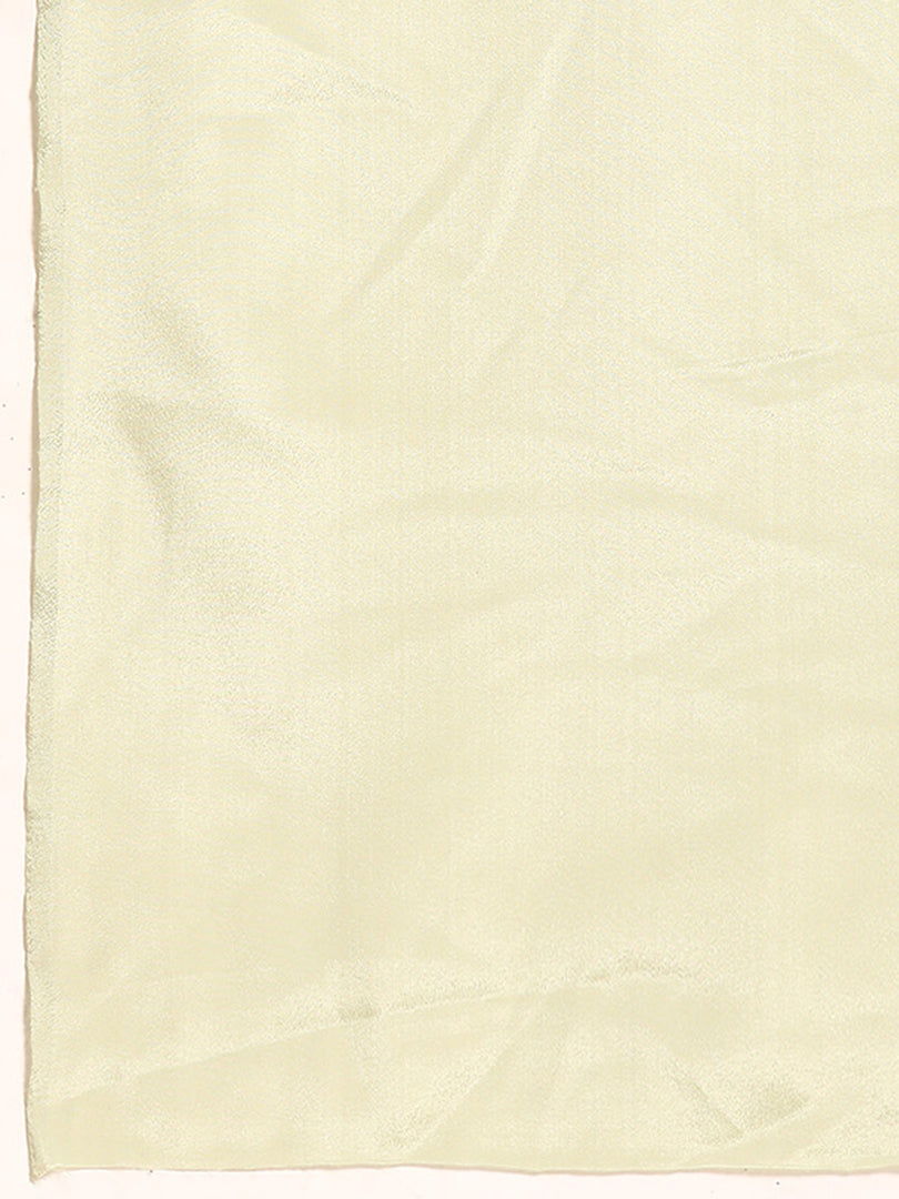 Sabhya Pista Green Satin Saree