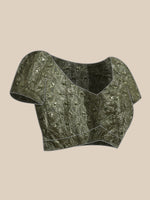 Load image into Gallery viewer, Sabhya Pista Green Satin Saree