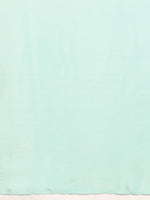 Load image into Gallery viewer, Sabhya Aqua Green Satin Saree