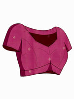 Load image into Gallery viewer, Shailja Frozen Sky Blue Muga Cotton Jamdani Saree With Contrast Blouse