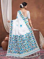 Load image into Gallery viewer, Suhani White Cotton Jamdani Saree