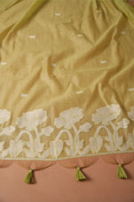 Load image into Gallery viewer, Classic Cloth Pista Green Cotton Unstitched Suit Set