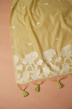 Load image into Gallery viewer, Classic Cloth Pista Green Cotton Unstitched Suit Set