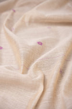 Load image into Gallery viewer, Floral Whispers Lavender Muga Cotton Unstitched Suit Set