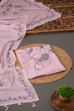 Load image into Gallery viewer, Legacy Linen Pink Linen Unstitched Suit Set