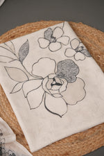 Load image into Gallery viewer, Legacy Linen Off-white Linen Unstitched Suit Set