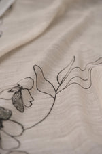 Load image into Gallery viewer, Legacy Linen Off-white Linen Unstitched Suit Set