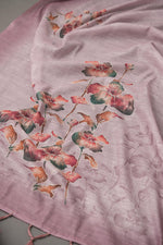 Load image into Gallery viewer, Mistral Linen Mauve Linen Unstitched Suit Set