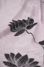 Load image into Gallery viewer, Heirloom Linen Light Lavender Linen Unstitched Suit Set