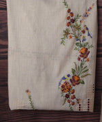 Load image into Gallery viewer, Bare Bloom Beige Viscose Cotton Unstitched Suit Set