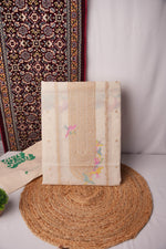 Load image into Gallery viewer, Fluid Harmony Off-White Pure Cotton Unstitched Suit Set