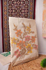 Load image into Gallery viewer, Bespoke Essence Off-White Pure Cotton Unstitched Suit Set