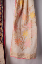 Load image into Gallery viewer, Made for You Off-White Pure Cotton Unstitched Suit Set