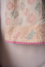 Load image into Gallery viewer, Slate Elegance Off-White Pure Cotton Unstitched Suit Set