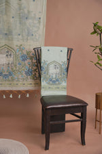 Load image into Gallery viewer, Meadow Motifs Sea Green Pichwai Jamdani Muga Cotton Unstitched Suit Set