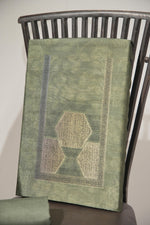 Load image into Gallery viewer, Elite Weave Green Tussar Silk Unstitched Suit Set