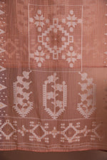 Load image into Gallery viewer, Minimal Mood Beige & Peach Linen Unstitched Suit Set