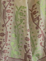 Load image into Gallery viewer, Pankti Spring Green Cotton Jamdani Saree