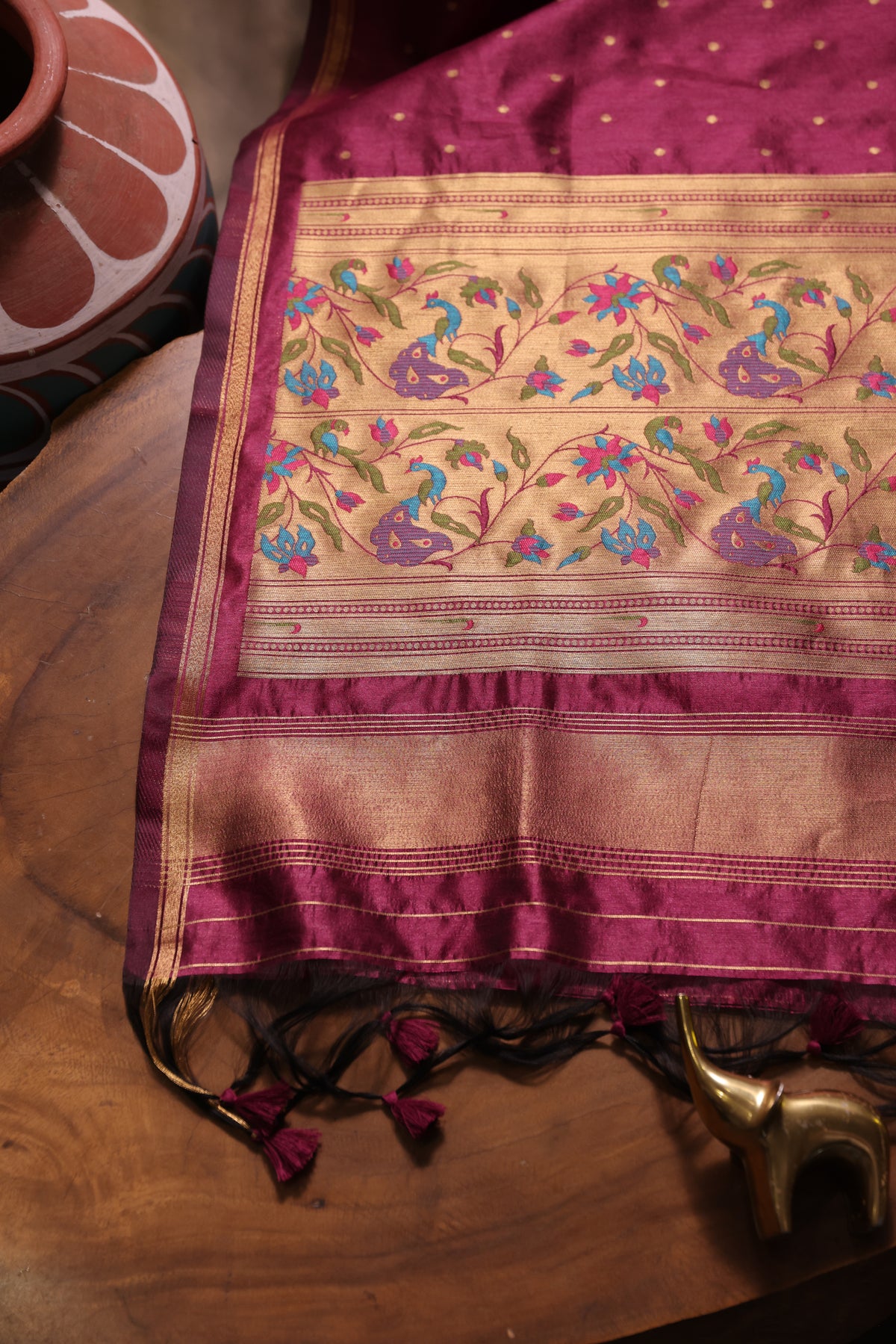 Silk Whisper Pink Raw Silk Unstitched Suit Set