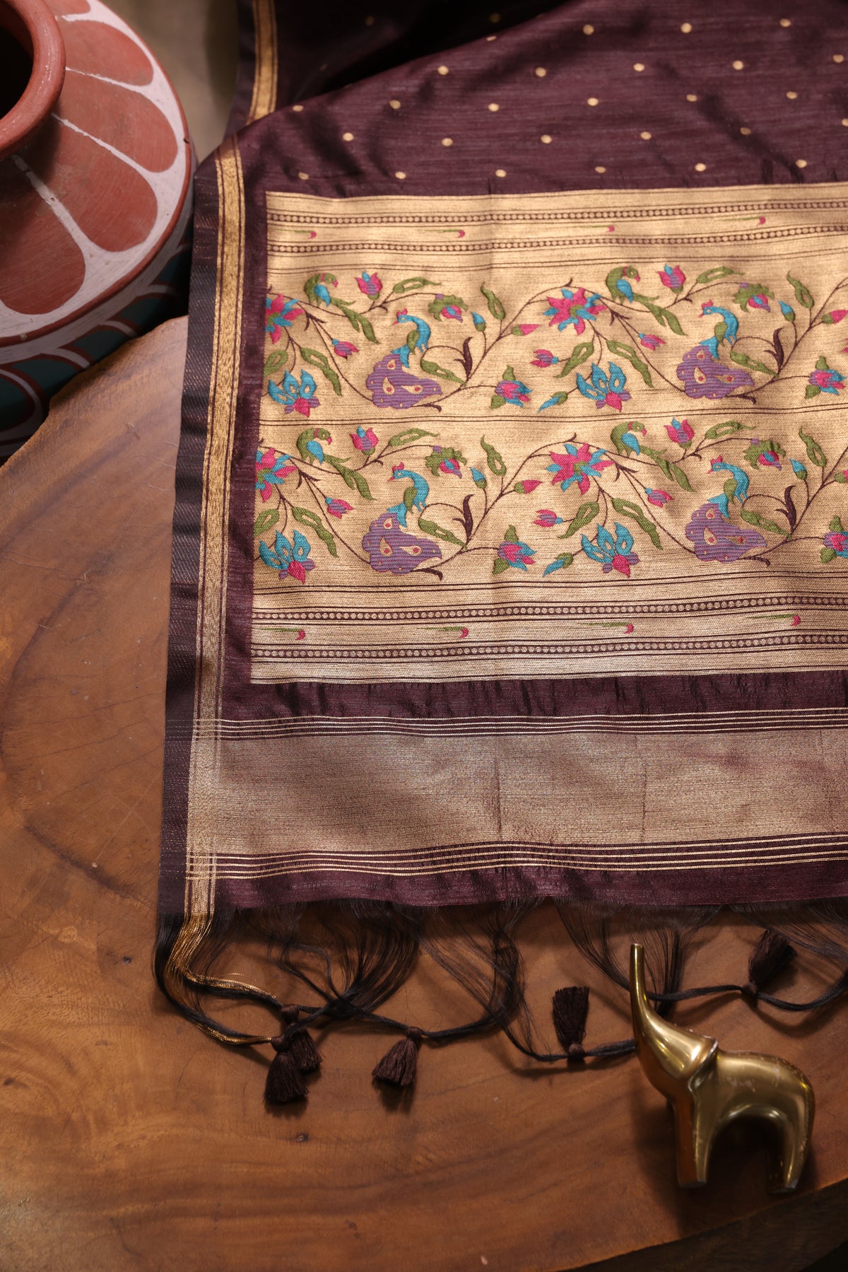 Silk Whisper Lavender Raw Silk Unstitched Suit Set
