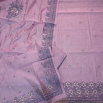 Load image into Gallery viewer, The Unseen Seam Lavender Muga Cotton Unstitched Suit Set
