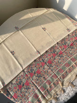 Modern Grace Wine Raw Silk Unstitched Suit Set