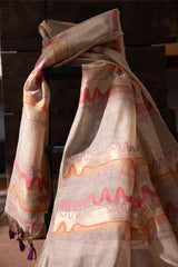 Pristine Panels Multicolour Viscose Cotton Dupatta