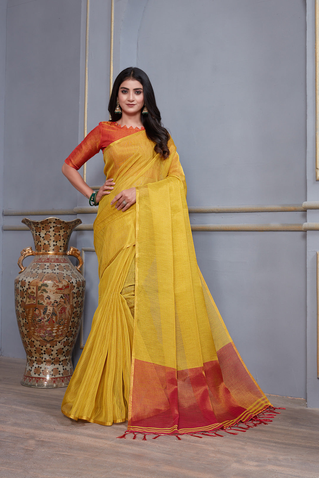 Buy Honey Blue Banarasi Katan Silk Saree - House Of Elegance – House Of  Elegance - Style That Inspires