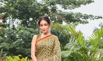 Load image into Gallery viewer, Kanishka Flint Grey Zari Woven Design Banarasi Organza Saree
