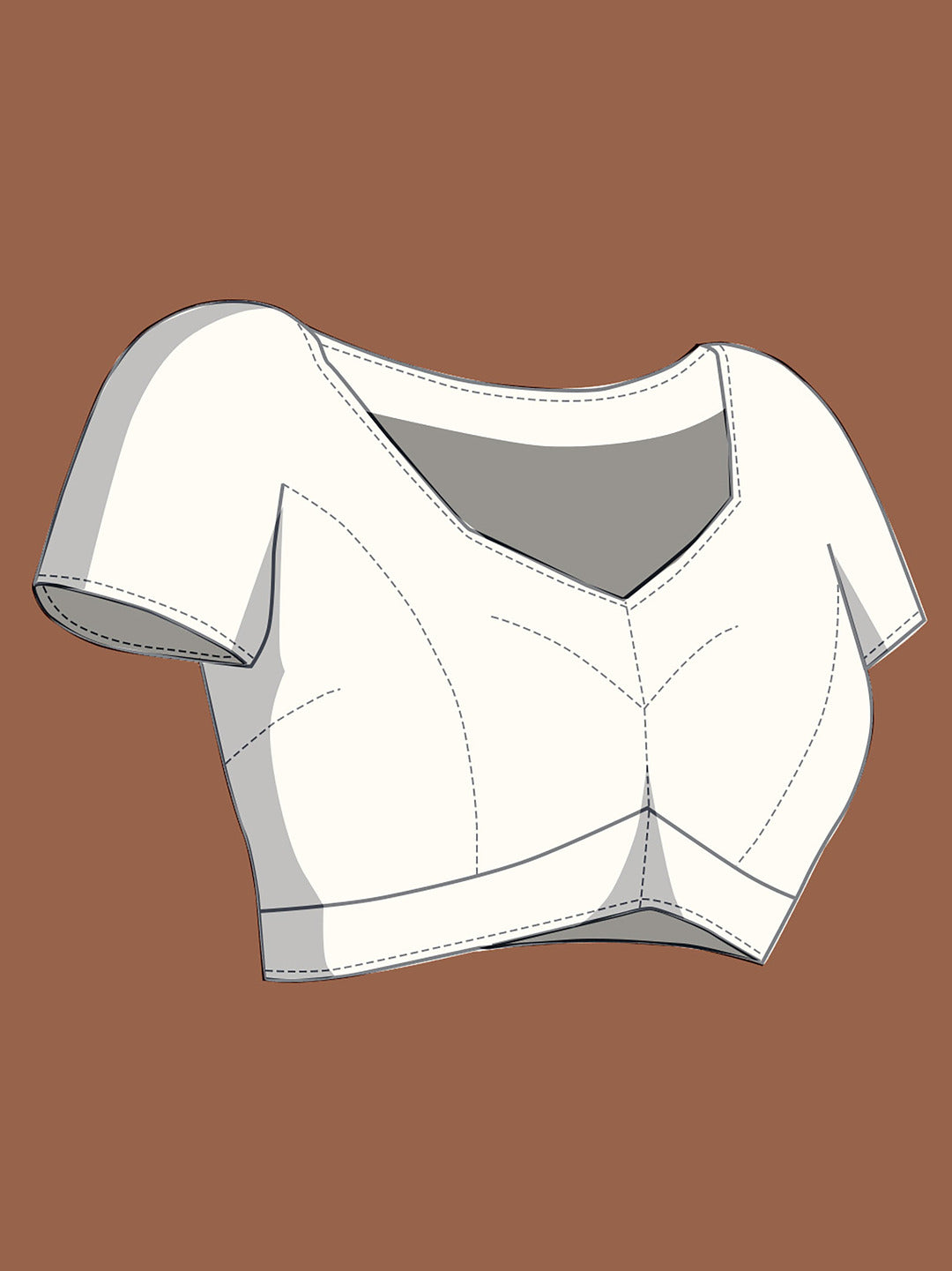 Suhani Off-White Cotton Jamdani Saree