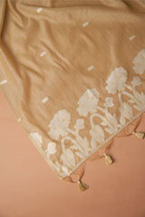 Classic Cloth Beige Cotton Unstitched Suit Set
