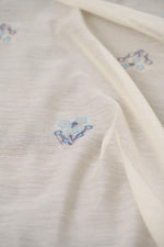 Load image into Gallery viewer, Unstitched Fairytale Sky Blue Muga Cotton Unstitched Suit Set
