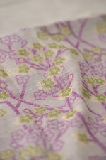 Load image into Gallery viewer, Unstitched Fairytale Wine Muga Cotton Unstitched Suit Set

