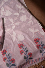 Floral Fiesta Lavender Soft Cotton Unstitched Suit Set