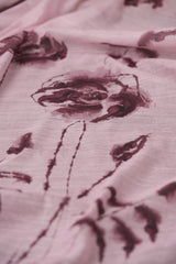 Lunar Linen Pink Cotton Linen Unstitched Suit Set