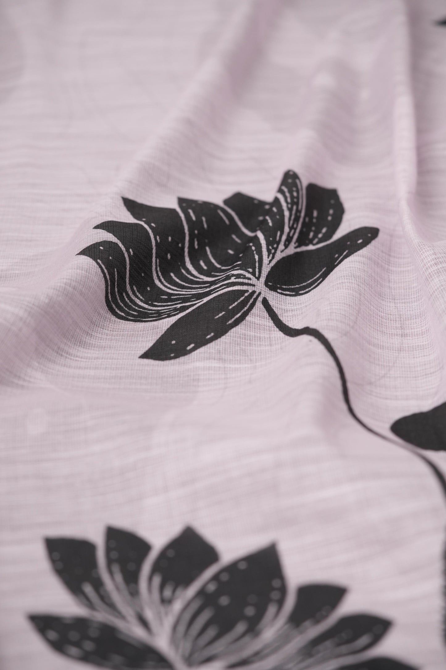 Heirloom Linen Light Lavender Cotton Linen Unstitched Suit Set