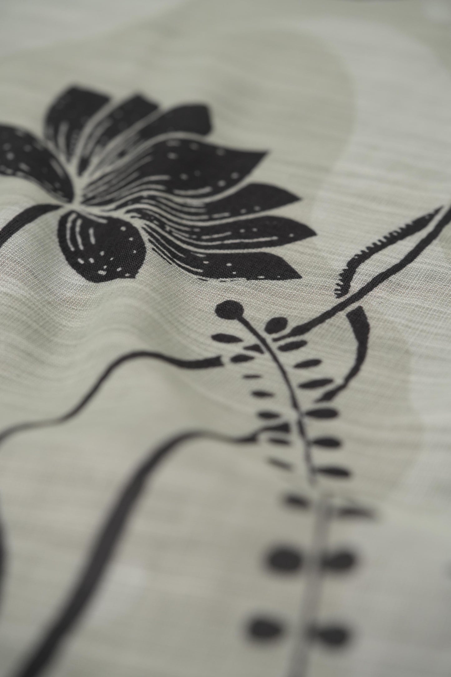 Heirloom Linen Light Green Cotton Linen Unstitched Suit Set
