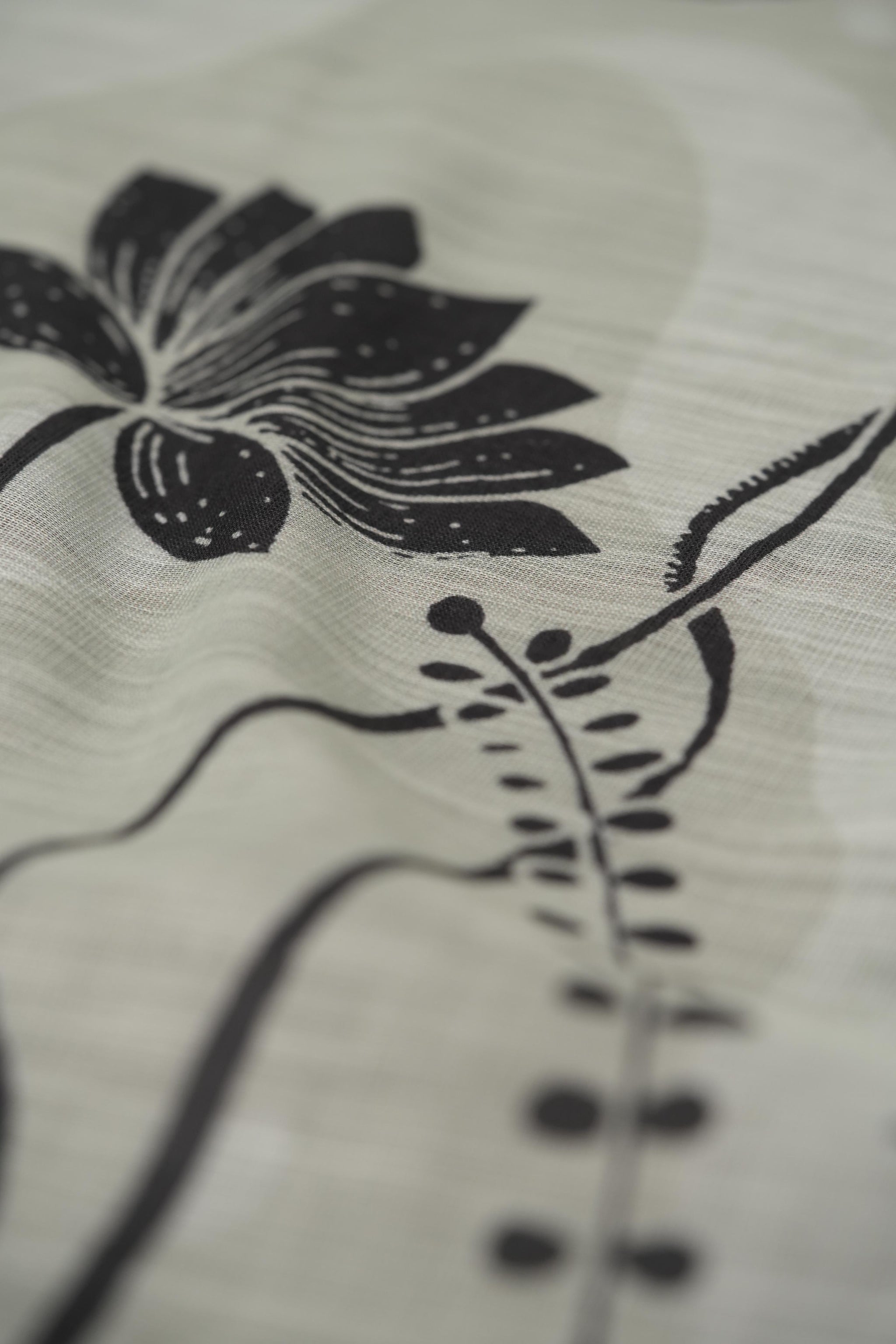 Heirloom Linen Light Green Cotton Linen Unstitched Suit Set