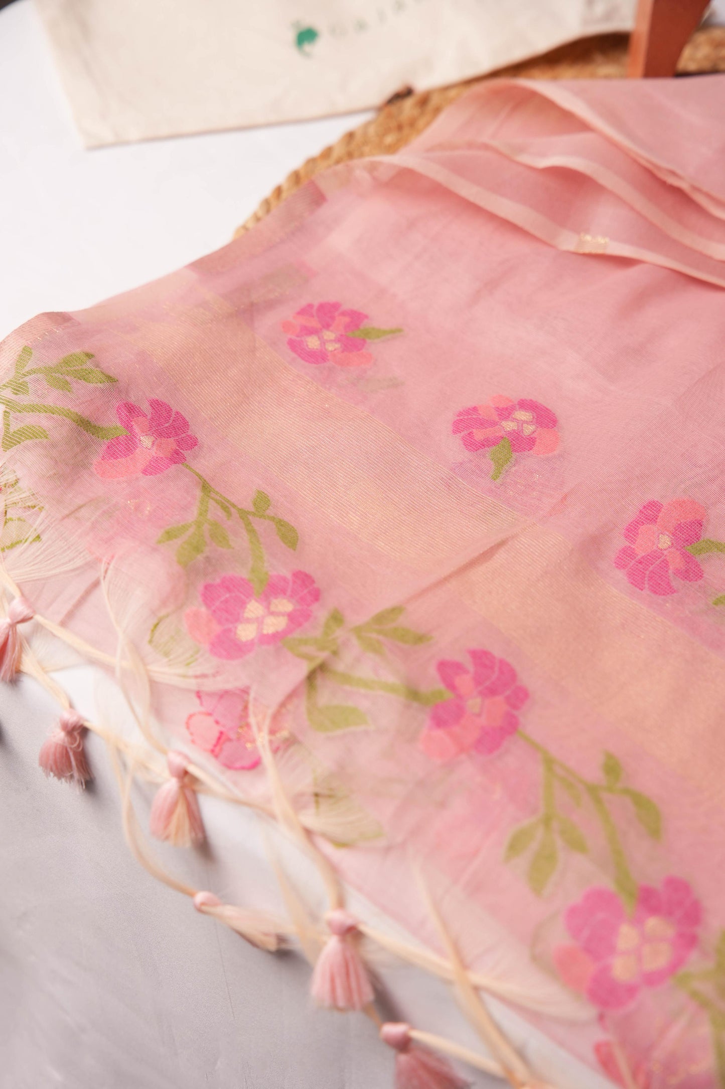 Buttercup Grace Pink Viscose Cotton Unstitched Suit Set