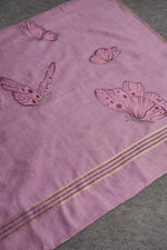 Load image into Gallery viewer, Bloom &amp; Wings Lavender Muga Cotton Unstitched Suit Set