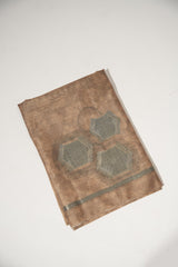 Elite Brown Tussar Silk Unstitched Suit Set
