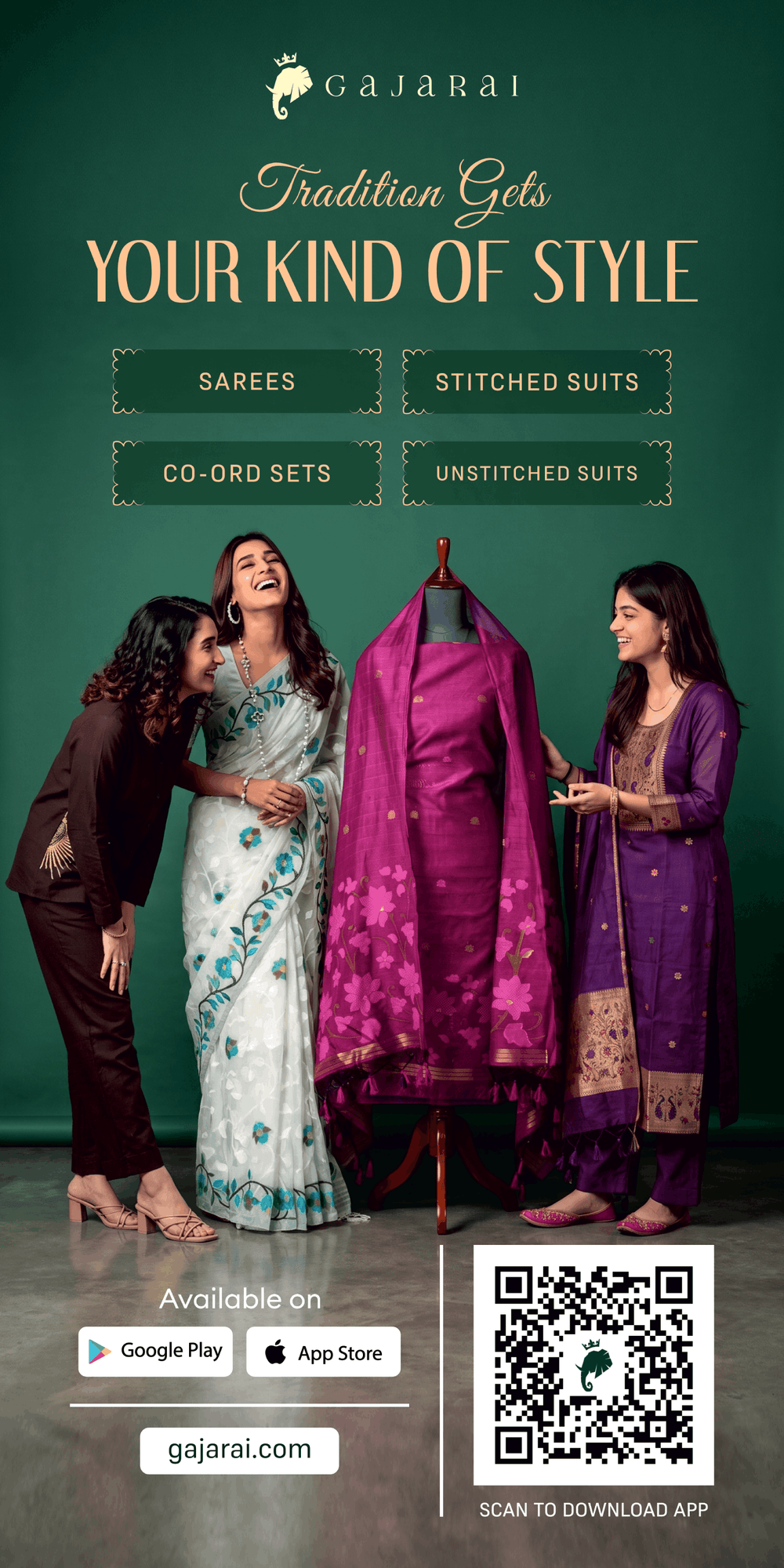 Gajarai collection at the Hyderabad pop-up
